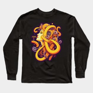 Plastic Macaroni Boho Trippy Hippy Danger Noodle Long Sleeve T-Shirt